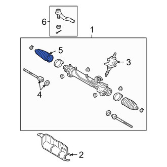Toyota OE - Rack and Pinion Bellows