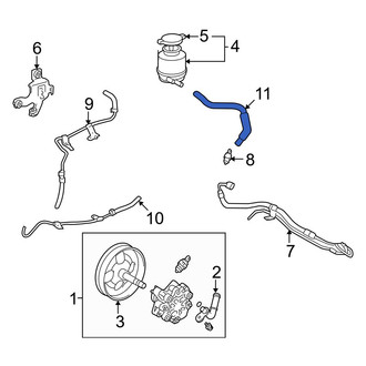 Toyota OE - Power Steering Reservoir Hose