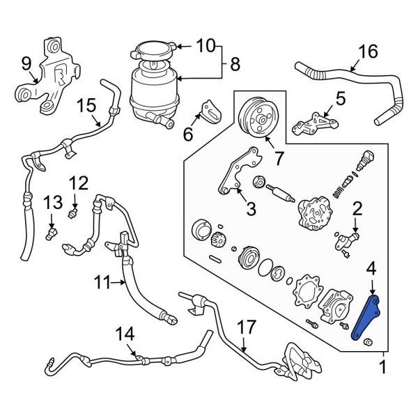 Power Steering Pump Bracket