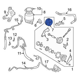Toyota OE - Power Steering Pump Pulley