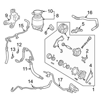 Toyota OE - Steering Gear & Linkage - Pump & Hoses (3.3L)