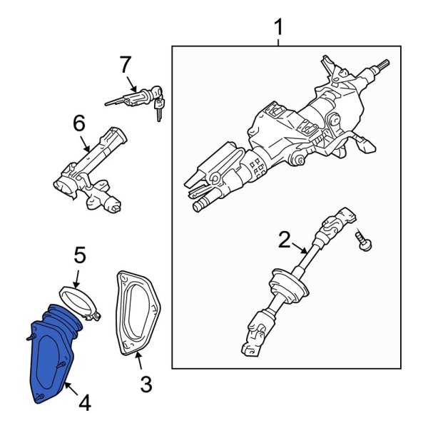 Steering Coupling Boot