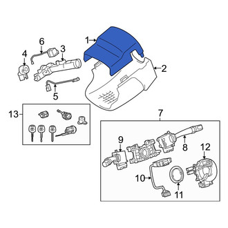 Toyota OE - Upper Steering Column Cover