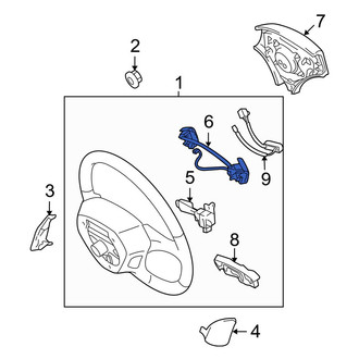 Toyota OE - Steering Wheel Radio Controls
