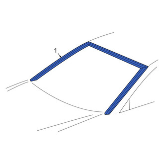 Toyota OE - Front Windshield Molding