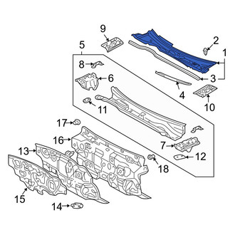 Toyota OE - Front Cowl Cover
