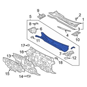 Toyota OE - Front Cowl Panel