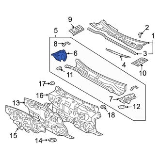 Toyota OE - Front Right Cowl Side Panel
