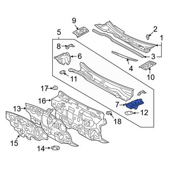 Toyota OE - Front Left Cowl Side Panel
