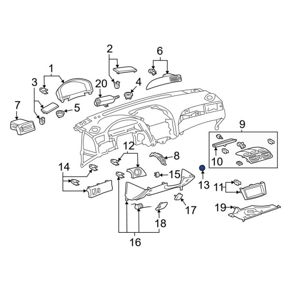 Ignition Lock Escutcheon