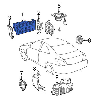 Toyota OE - Radio Control Unit