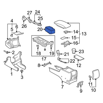 Toyota OE - Console Cup Holder