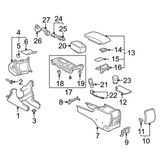 Toyota OE - Center Console