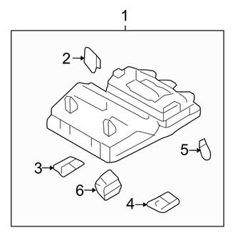 Toyota OE - Overhead Console
