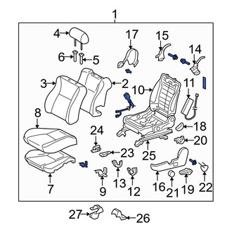 Toyota OE - Front Left Seat