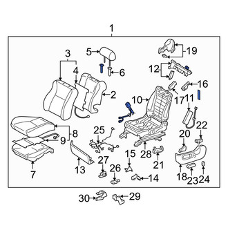 Toyota OE - Front Left Seat