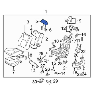 Toyota OE - Front Headrest
