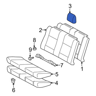 Toyota OE - Rear Headrest