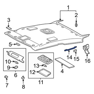 Toyota OE - Interior Grab Bar
