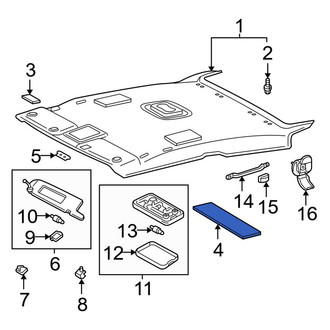Toyota OE - Headliner Insulator