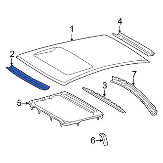 Toyota OE - Front Roof Header Panel