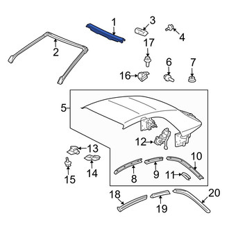 Toyota OE - Roof Header Panel