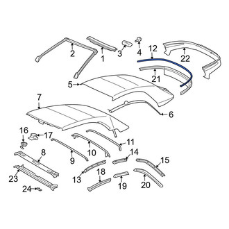 Toyota OE - Roof Bow