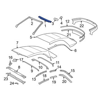 Toyota OE - Roof Header Panel