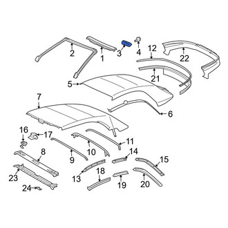Toyota OE - Roof Header Panel Bracket