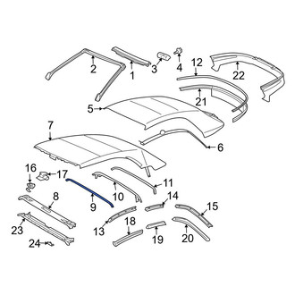 Toyota OE - Roof Bow