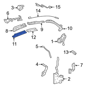 Toyota OE - Front Left Convertible Top Housing Support