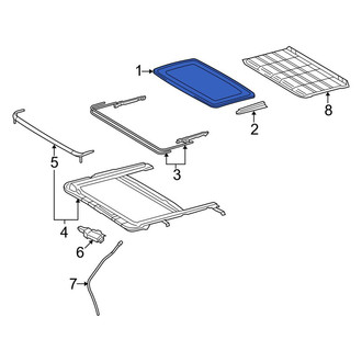 Toyota OE - Sunroof Glass