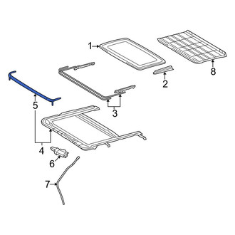 Toyota OE - Sunroof Deflector