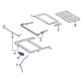 Toyota OE - Sunroof Guide Rail