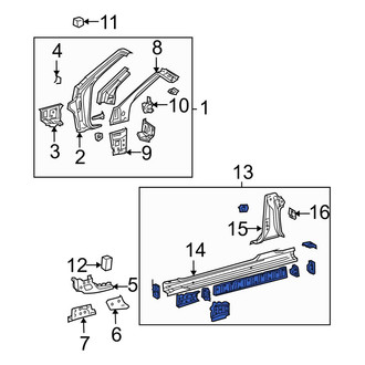 Toyota OE - Left Rocker Panel