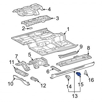 Toyota 4Runner Rocker Panels, Floor Pans, Moldings — CARiD.com