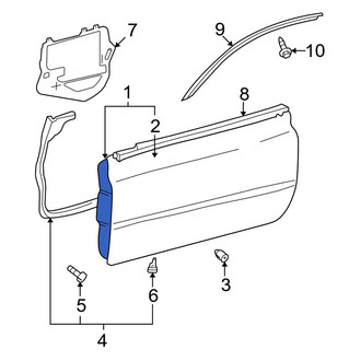 Toyota OE - Front Left Door Shell