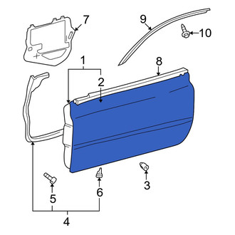 Toyota OE - Front Left Outer Door Outer Panel