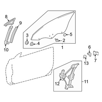 Toyota OE - Door - Glass & Hardware