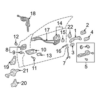Toyota OE - Door - Lock & Hardware