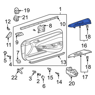 Toyota OE - Front Right Door Armrest