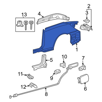 Toyota OE - Rear Left Quarter Panel