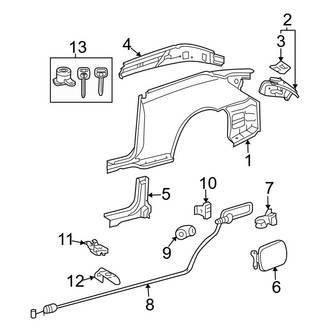 Toyota OE - Quarter Panel & Components (SE / SLE Convertible)