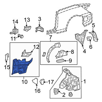 Toyota OE - Quarter Panel