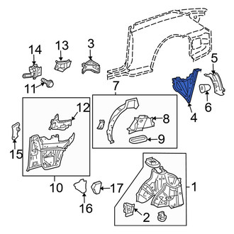 Toyota OE - Rear Left Quarter Panel