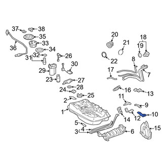 Toyota OE - Fuel Filler Neck Mount Plate