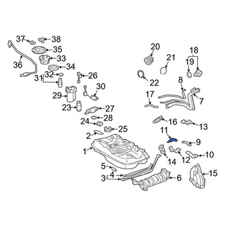 Toyota OE - Fuel Filler Neck Mount Plate