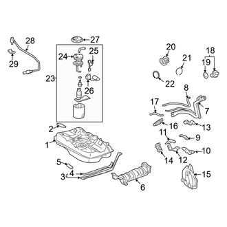 Toyota OE - Fuel System Components (2.4L)