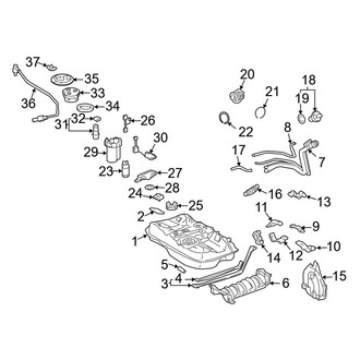 Toyota OE - Fuel System Components (3.3L)