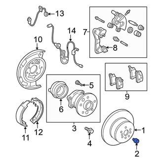 Toyota OE - Disc Brake Rotor Set Screw
